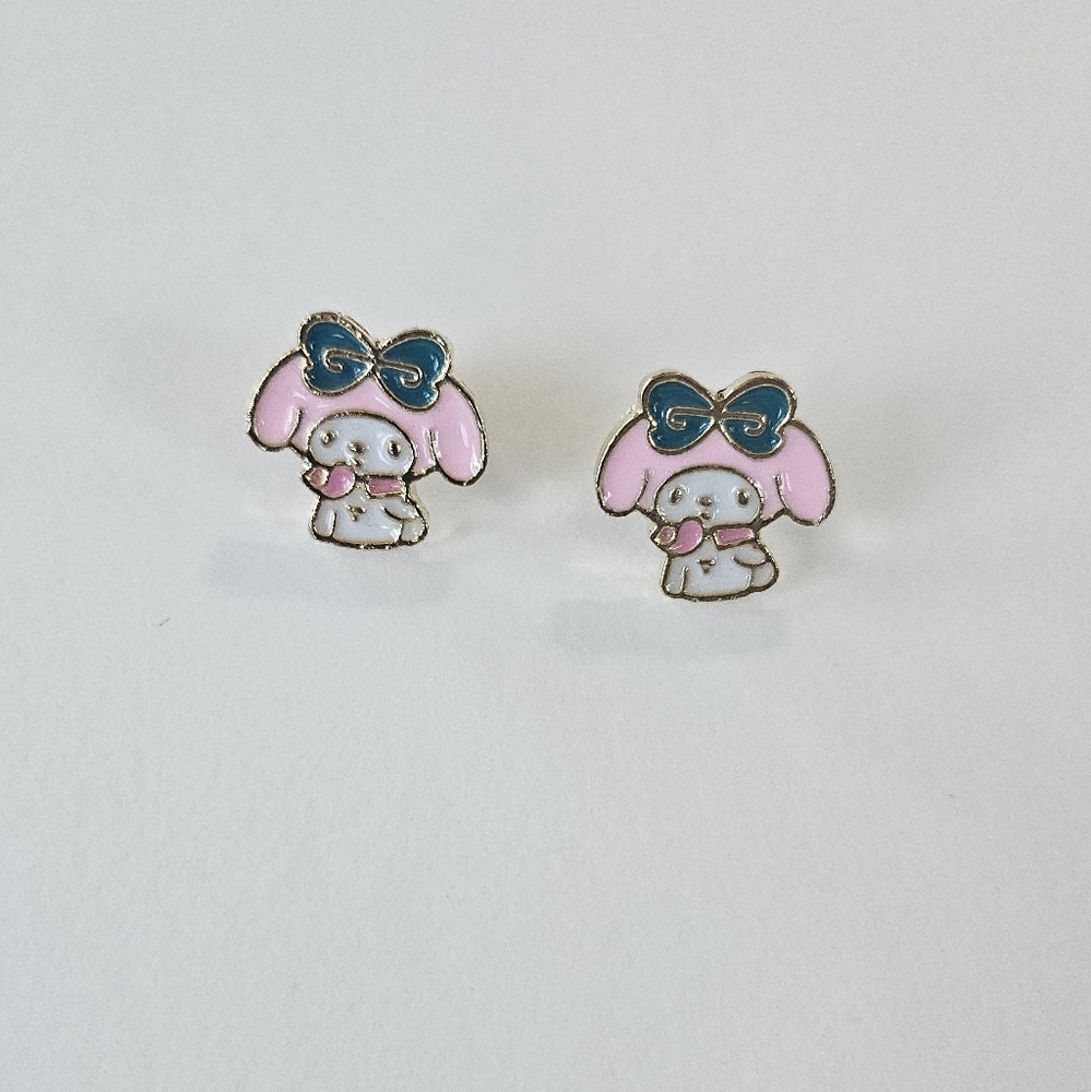 My melody,  Sanrio, stud earrings, New without tags